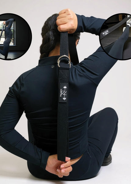 Yoga Stretching Strap with D-Ring 183cm