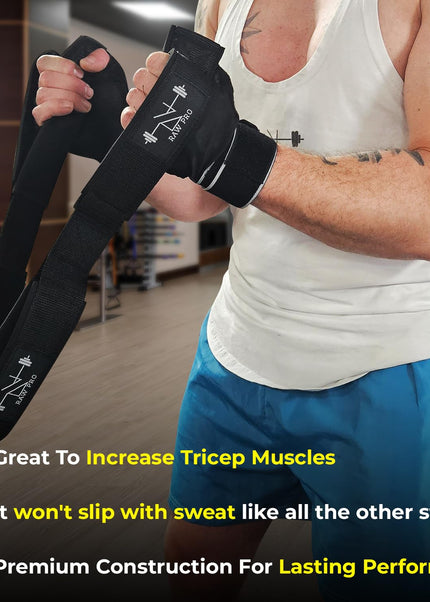 Tricep/Bicep Rope Cable Attachment - Double Loop Design