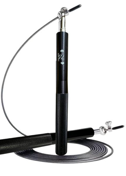 DanRaw Pro Jump Rope, Skipping Rope for Boxing, Fitness, Speed Rope, Adjustable Workout Skipping Rope for Men, Women, Boys, Girls, Side Mounted Easy Adjust, Aluminium Handle, Steel Wire