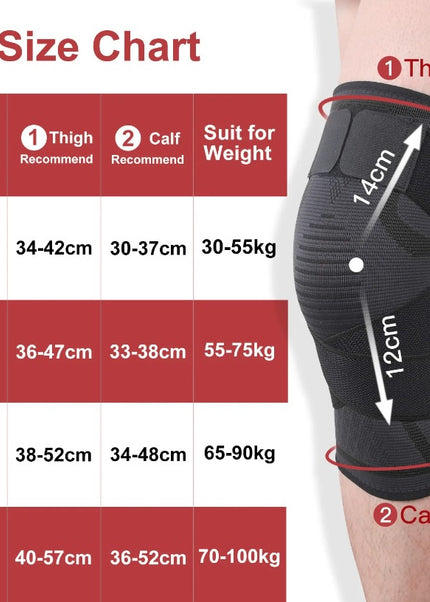 Knee Compression Sleeve with Velcro Strap
