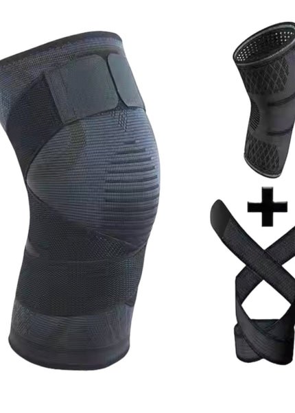 Knee Compression Sleeve with Velcro Strap