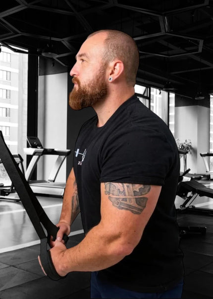 Tricep/Bicep Cable Machine Attachment with D-Ring