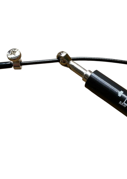 DanRaw Pro Jump Rope, Skipping Rope for Boxing, Fitness, Speed Rope, Adjustable Workout Skipping Rope for Men, Women, Boys, Girls, Side Mounted Easy Adjust, Aluminium Handle, Steel Wire