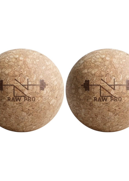 Cork Massage Balls Set of 2 7cm