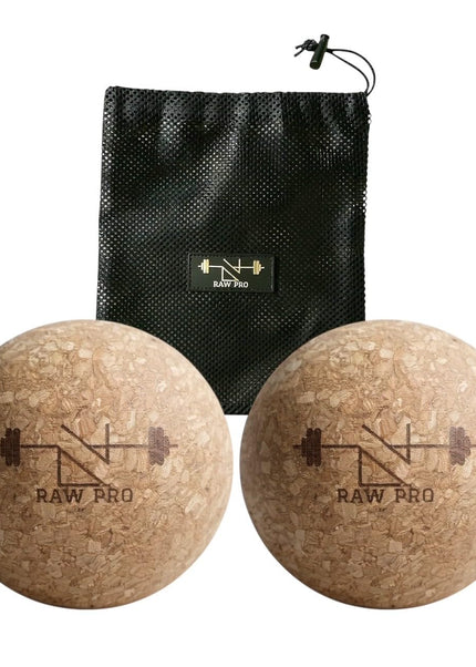 Cork Massage Balls Set of 2 7cm