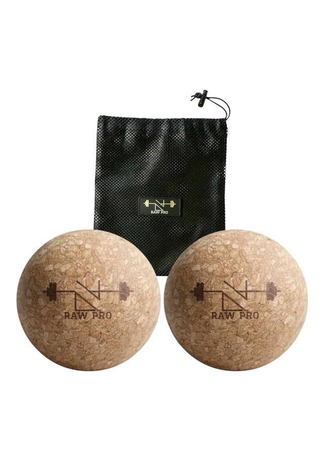 Cork Massage Balls Set of 2 7cm
