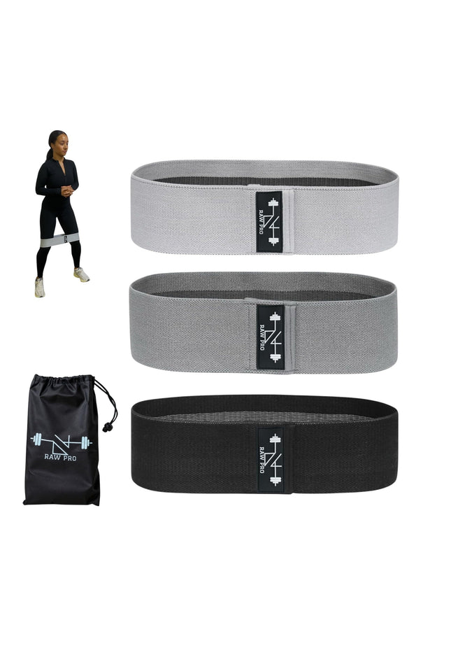 Fabric Booty Bands Set of 3 with Fabric Carry Bag