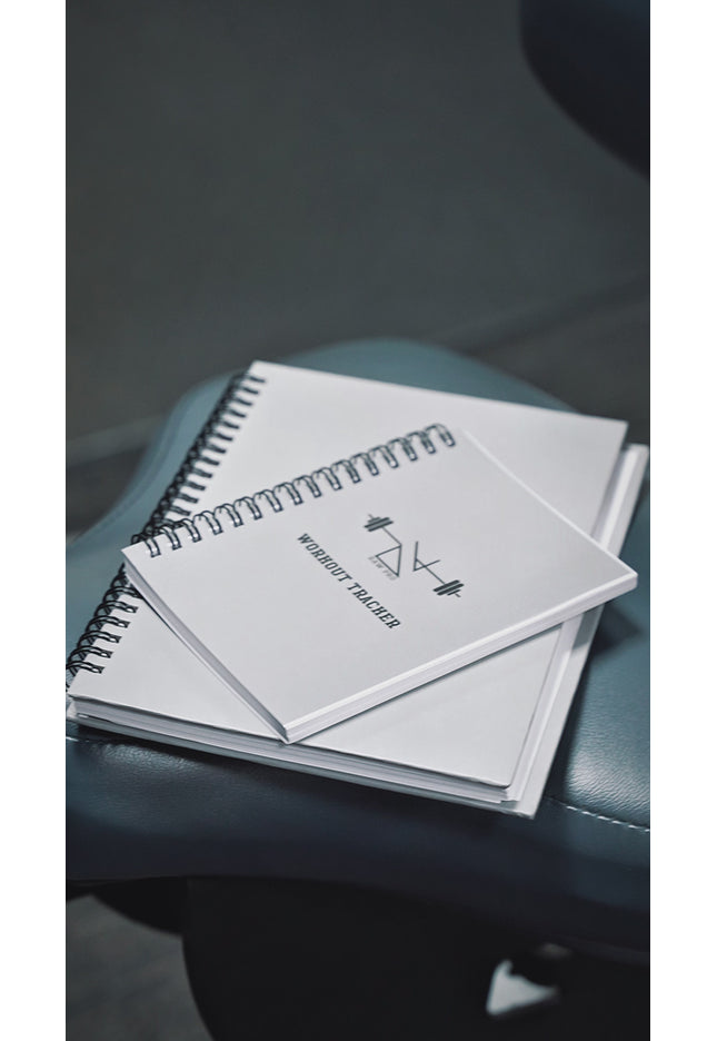 A6 Workout Tracker Notebook 130-Page Fitness Log