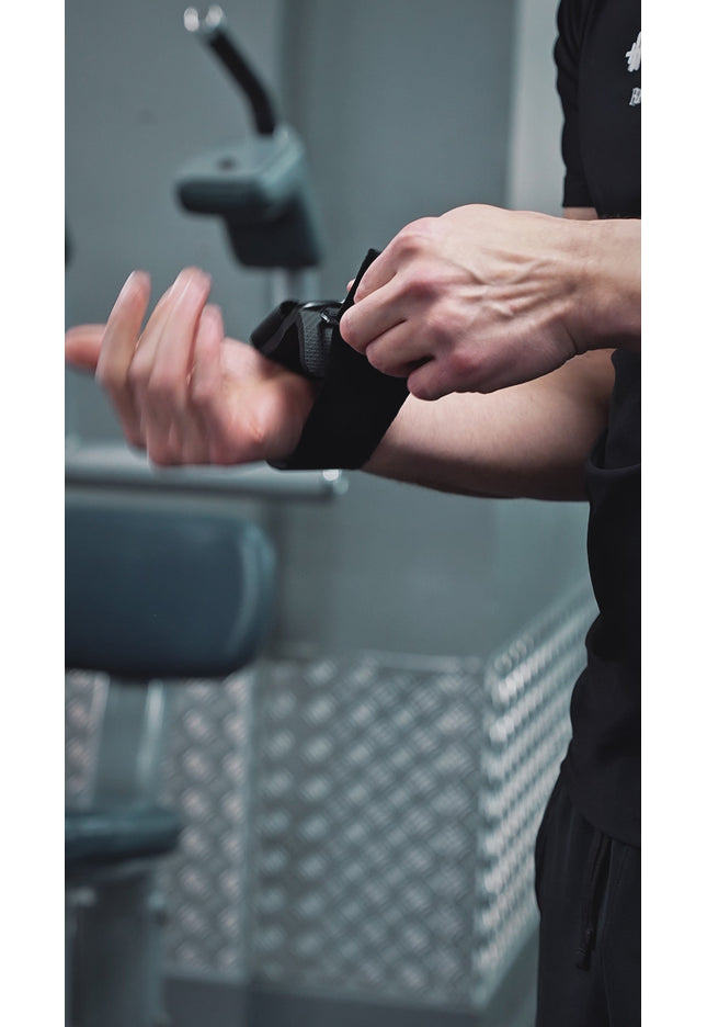 Pair Padded Wrist Cuffs with D-Ring and Carabiners